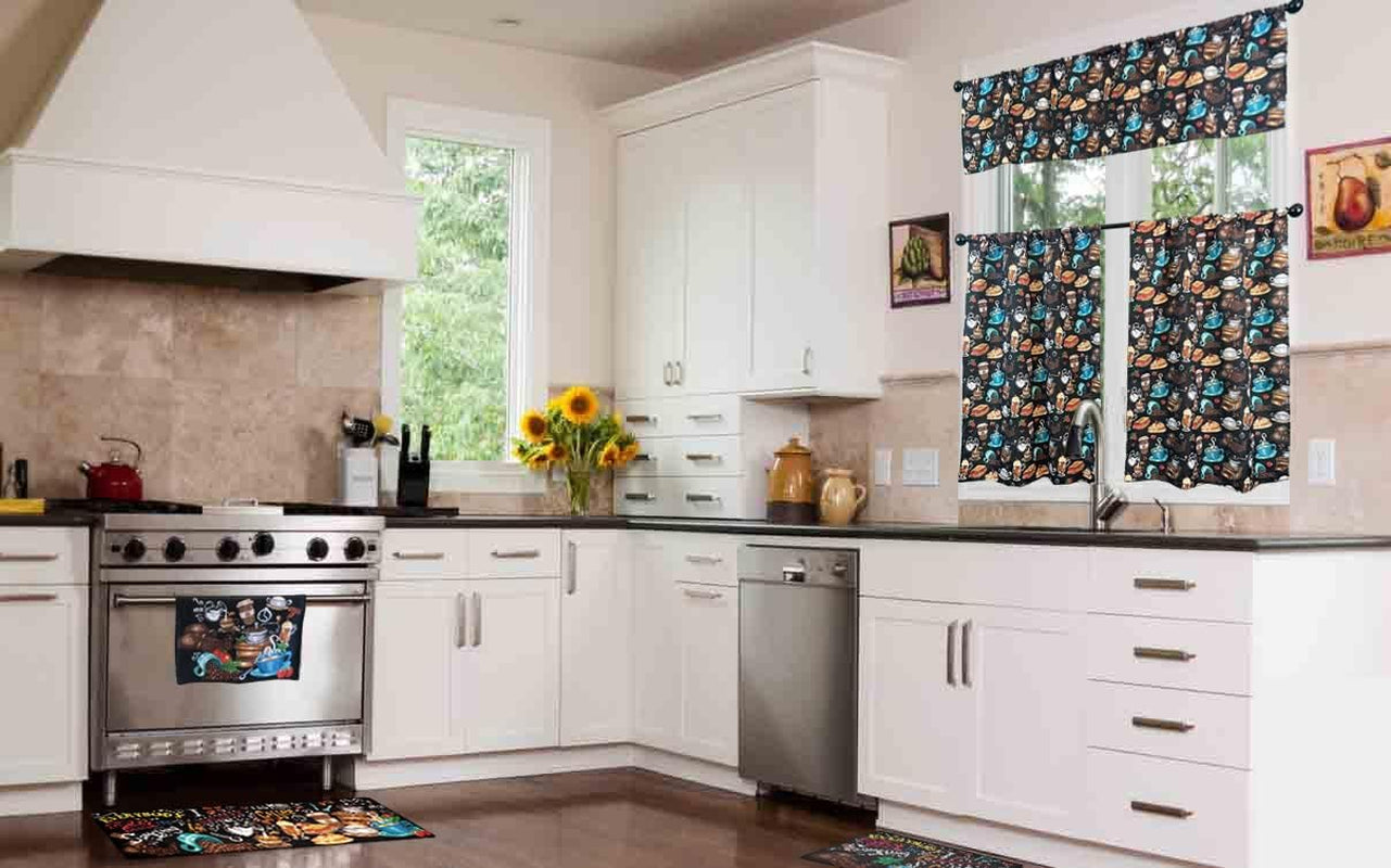 Artistic Beautiful anti Fatigue Kitchen Floor Mat - Unique Floor Mats - Pain Relief Padded Kitchen Mats - Floor Mats for in Front of Sink - Memory Foam 47" X 17.5" X 10Mm Coffee