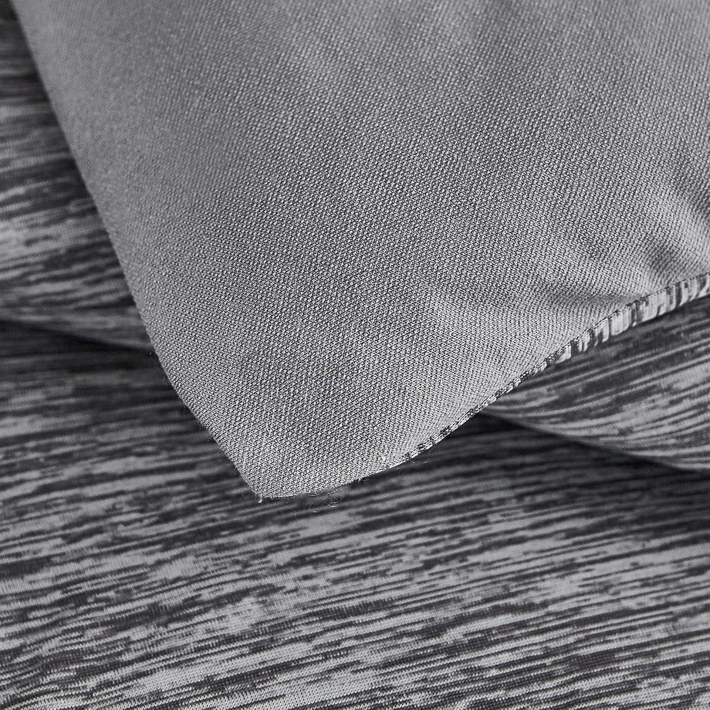 Grey King Comforter Set, 3 Pieces Reversible Cooling & Breathable Comforter, Lightweight All Season down Alternative Bedding Comforter Set (106"X90")