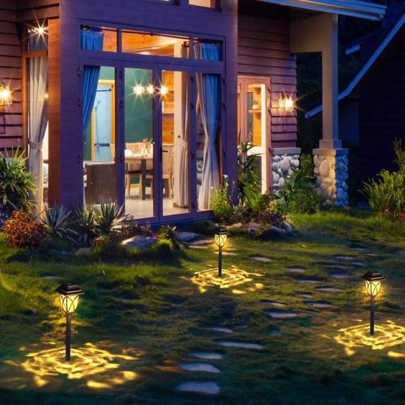 Solar Powered LED Outdoor Lights (4 count)