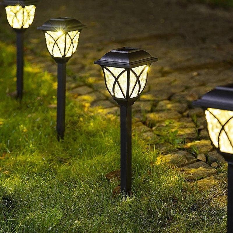Solar Powered LED Outdoor Lights (4 count)
