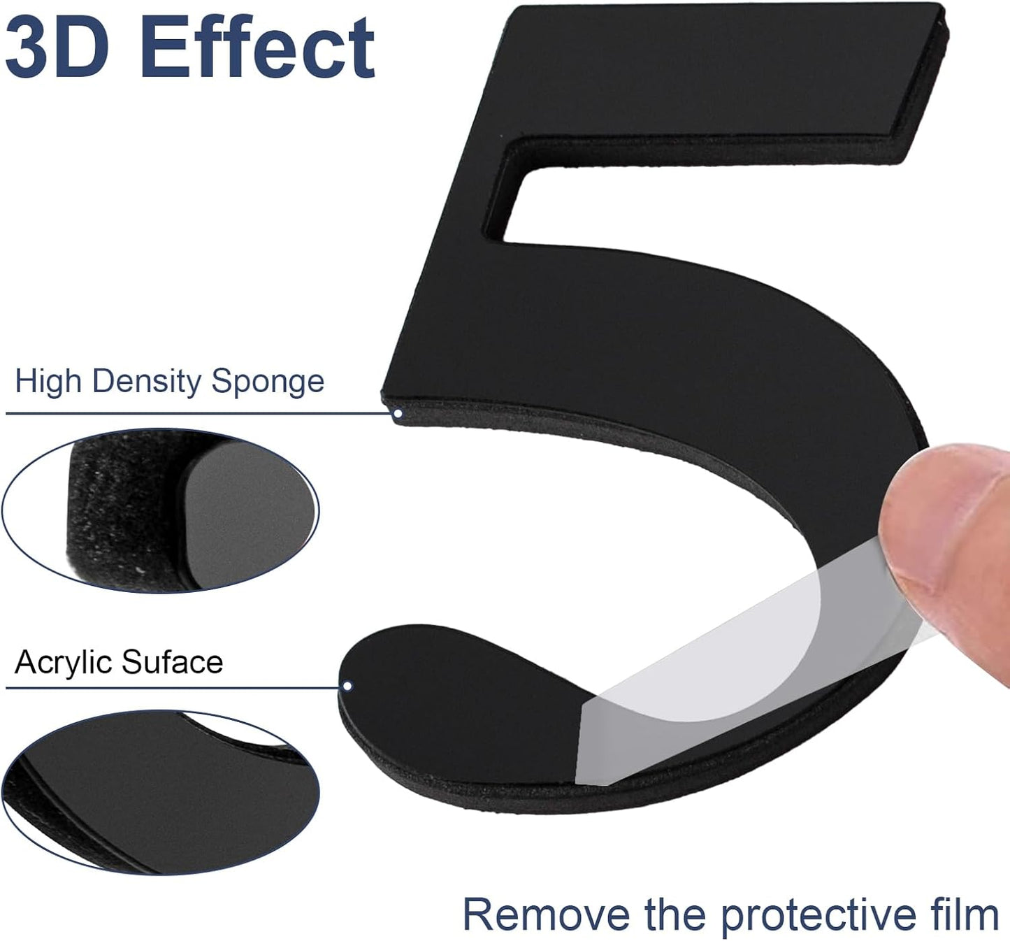 20-28 Inch DIY Wall Clock 3D Frameless Silent Non-Ticking, Modern Battery Operated Wall Clocks for Living Room, Bedroom, Office, and Home Decoration (Black)