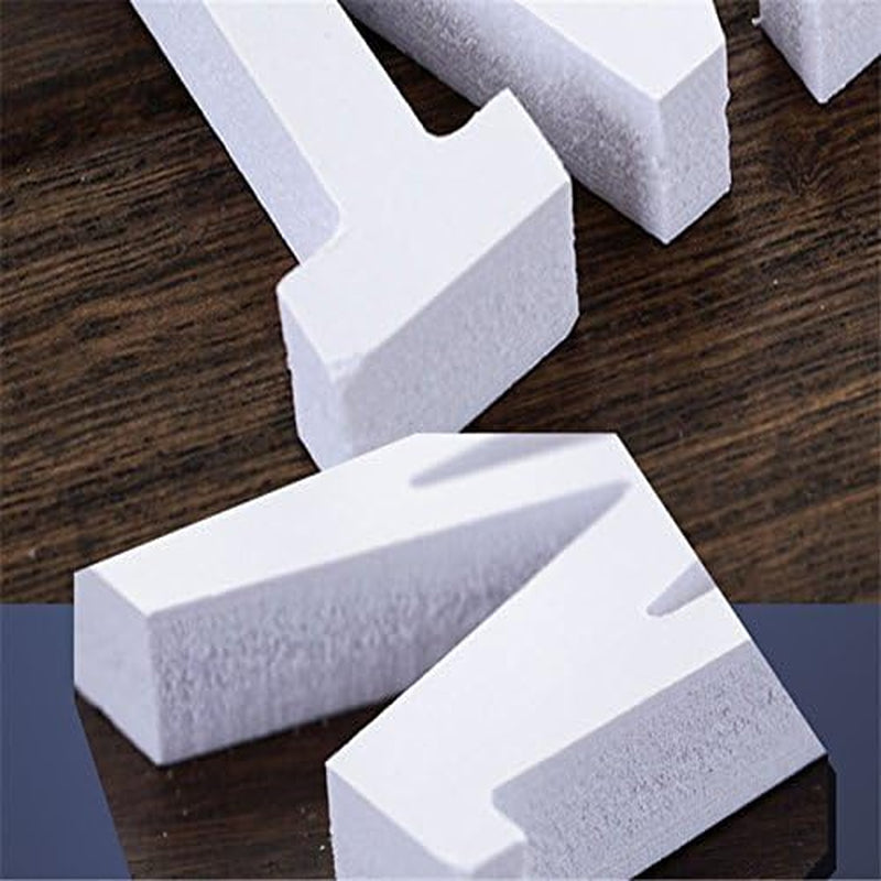 Mr Mrs Sign Letters 3D White Wooden Letters Decoration Wooden Mr and Mrs Letters for Party Wedding Table Decoration Photo Props (White)