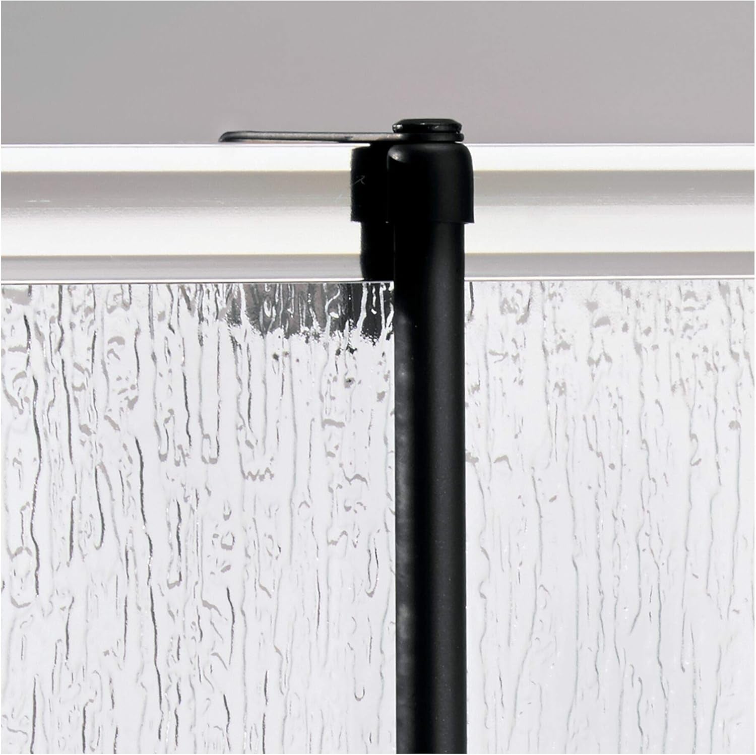 Idesign Over-The-Door Hanging Shower Caddy Organizer, the Forma Collection – 12” X 6.5” X 24”, Matte Black