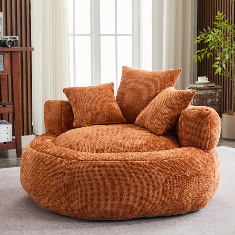Chenille Armchair Bean Bag Chairs