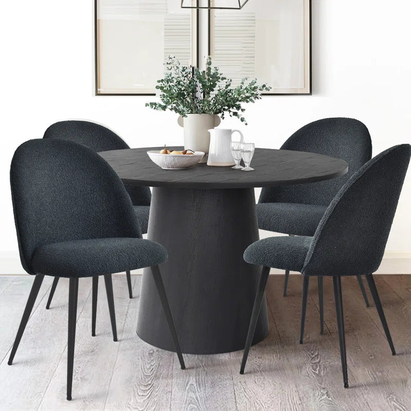 Bende 19'' H Fabric Upholstered Metal Side Chair