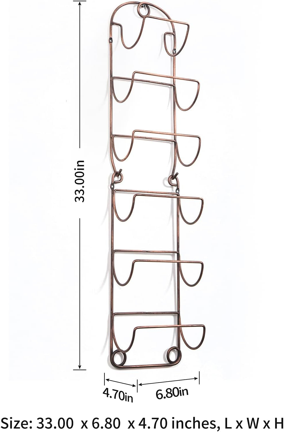 Towel Racks for Bathroom Wall Mounted Metal Wine Rack Towel Shelf Towel Holder for Bath Antique Bronze