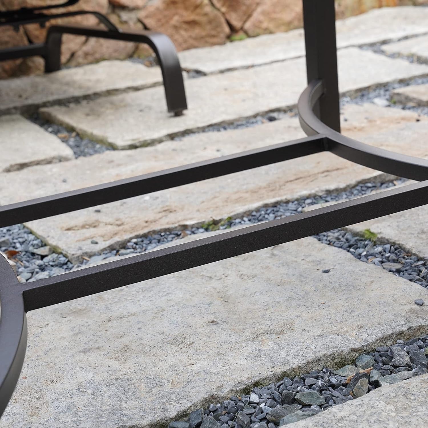 Outdoor Glass Coffee Table,Outdoor Furniture Coffee,Patio Garden Furniture Multi-Functional Tea Table with Tempered Glass Top, for Conversation-Square (Tea Table with Glass Top)