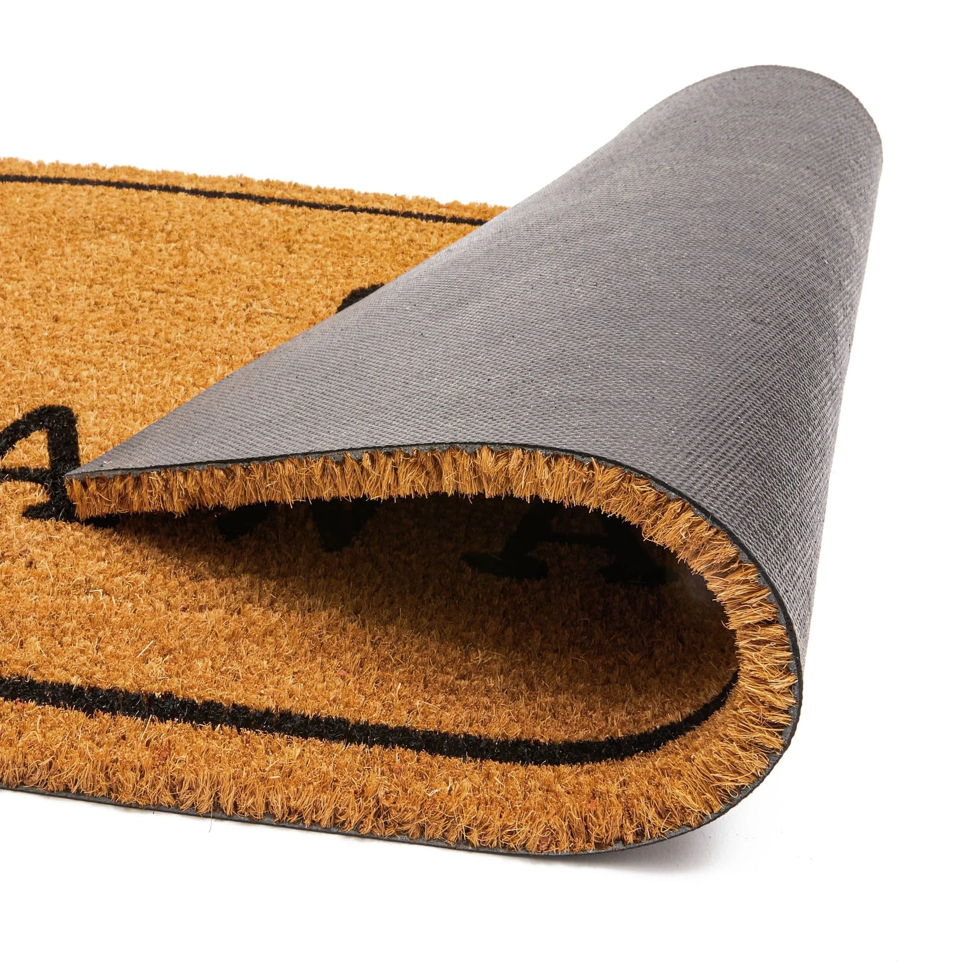 Go Away Doormat, Funny Front Door Welcome Mat for Outdoor Porch or Patio, Natural Coco Coir (17 X 30 In)