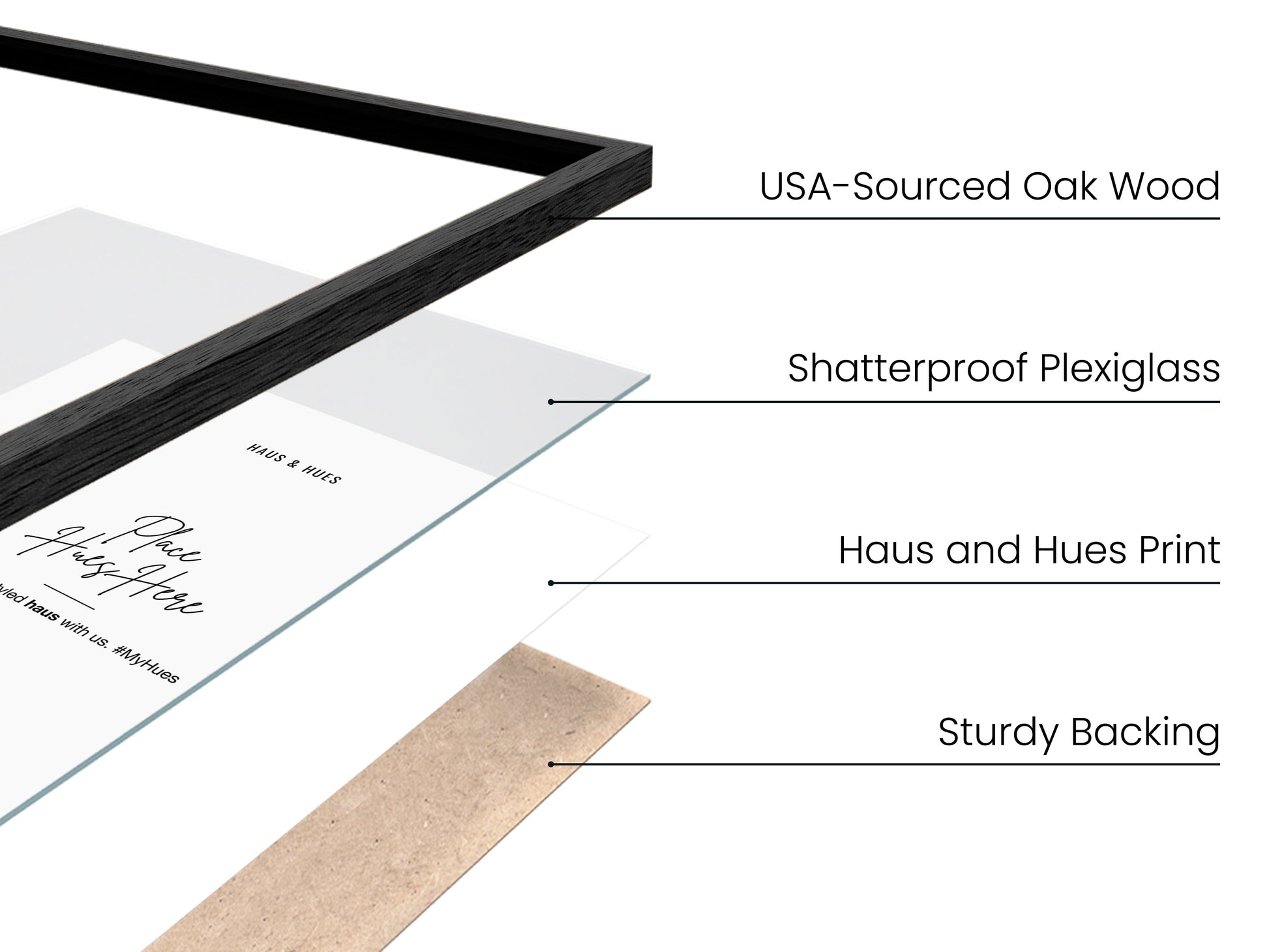 York Gallery Frames, Black